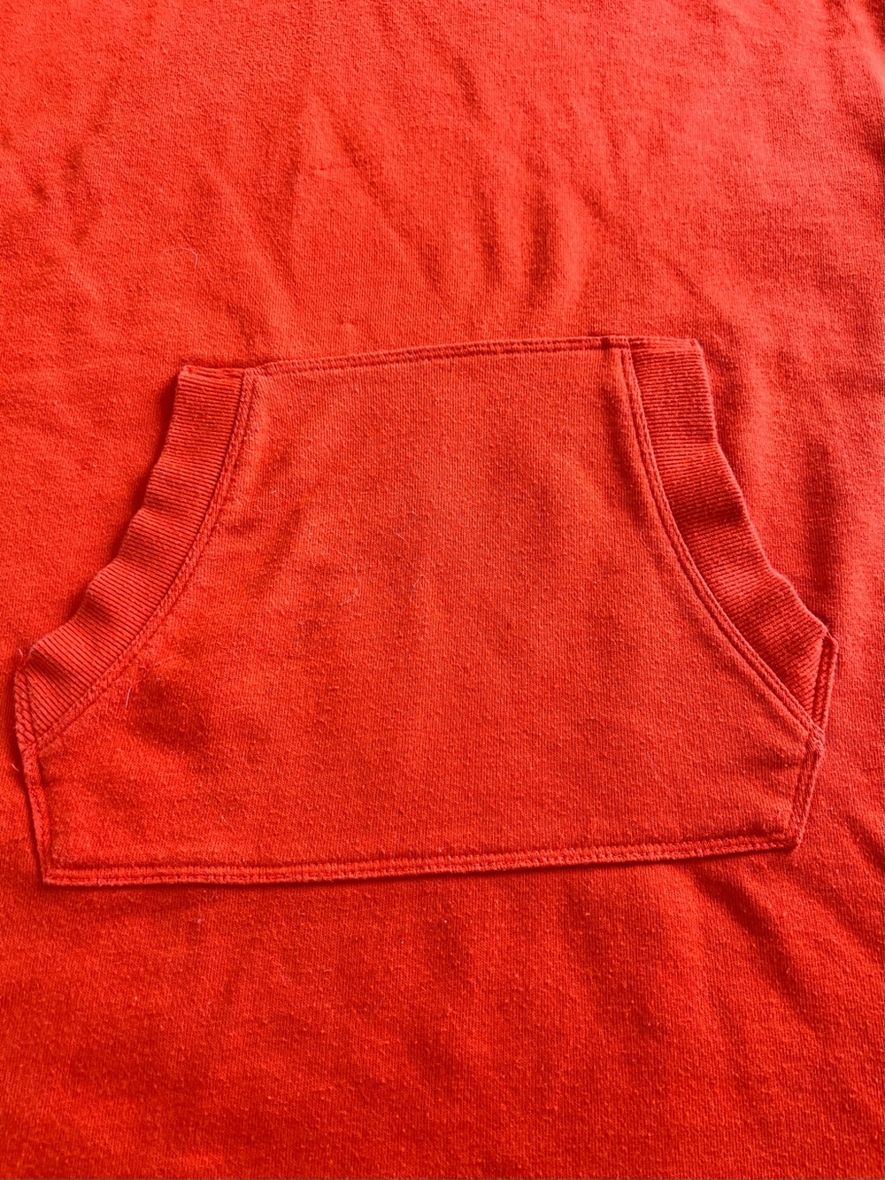 DKNY Sport Hooded Sweatshirt Dress Orange Short Sleeve XL - Picture 2 of 7